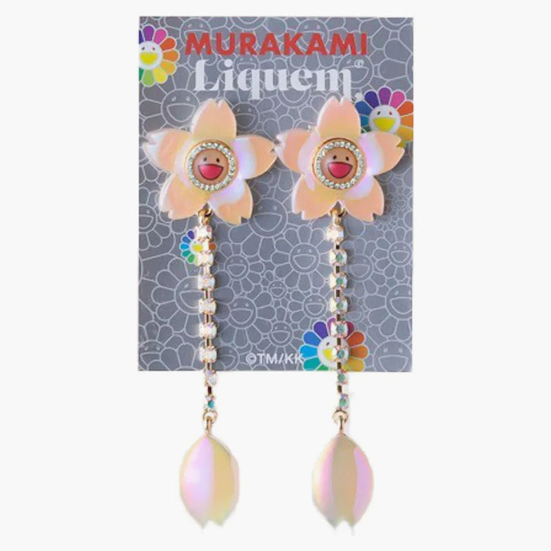 Takashi murakami x likt třešňový květ Sakura Ear Clips