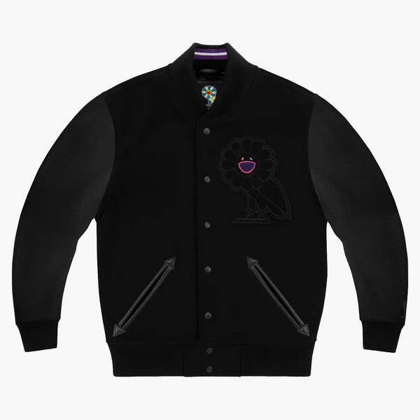 Takashi Murakami X Ovo Varsity Jacket Black
