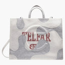 Telfar Large Camo Shopping Bag Heather Grey