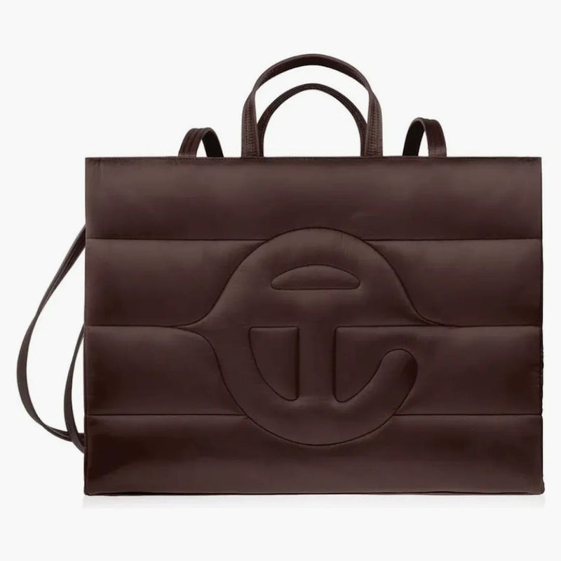 Telfar Large Puff Shopper Chocolate
