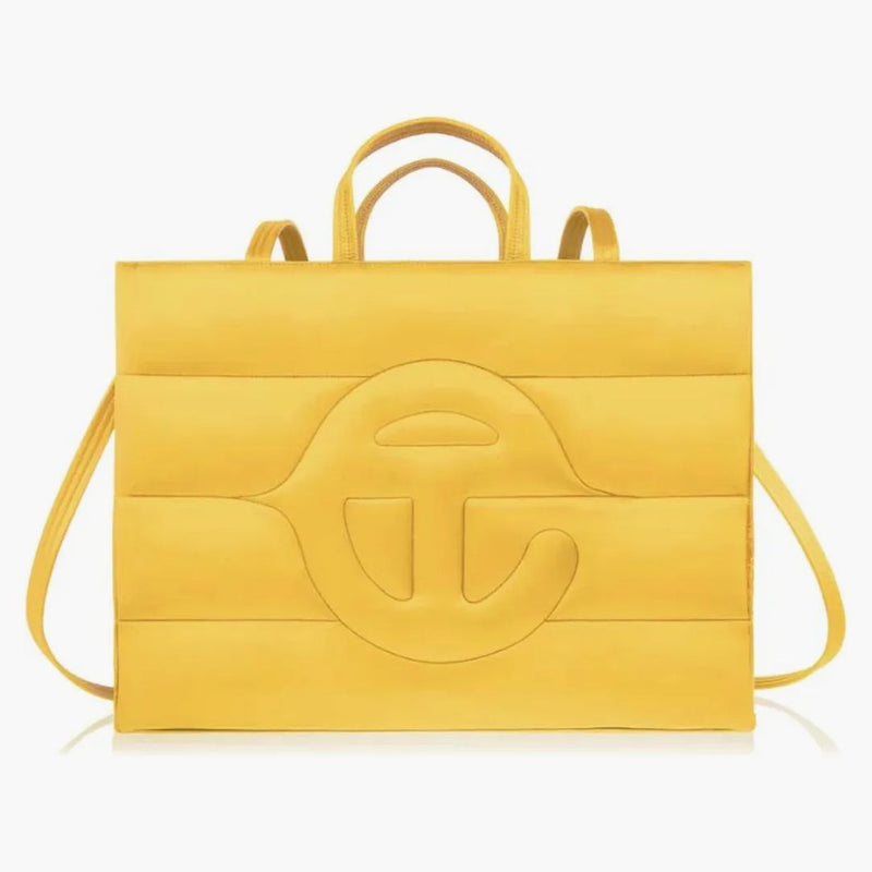 Telfar Large Puff Shopping Bag Yellow