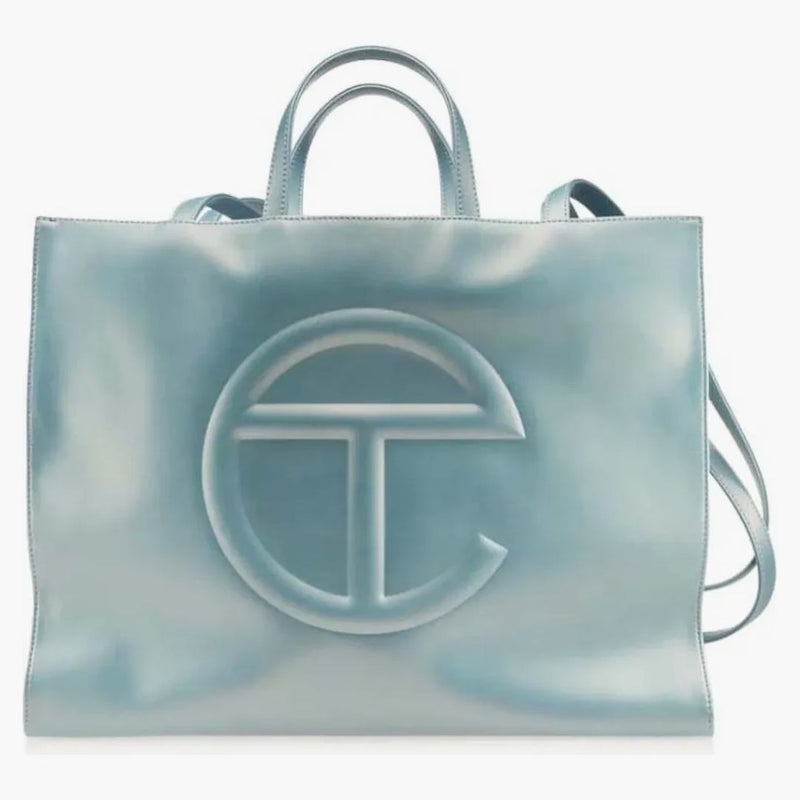 Telfar Large Shopping Bag Blue Ray
