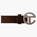 Telfar Logo Belt Chocolate