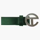 Telfar Logo Belt Dark Olive