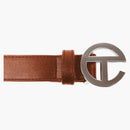 Telfar Logo Belt Tan
