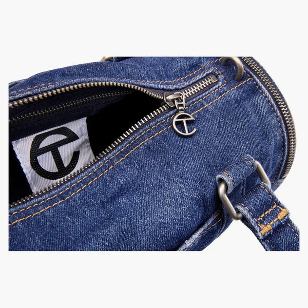 Telfar Medium Denim Duffle Blue