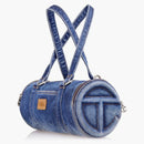 Telfar Medium Denim Duffle Blue