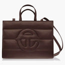 Telfar Medium Puff Shopper Chocolate