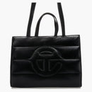 Telfar X Moose Knuckles Puff Shopper Tote Medium Black