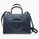Telfar Shmedium Shopping Bag Navy