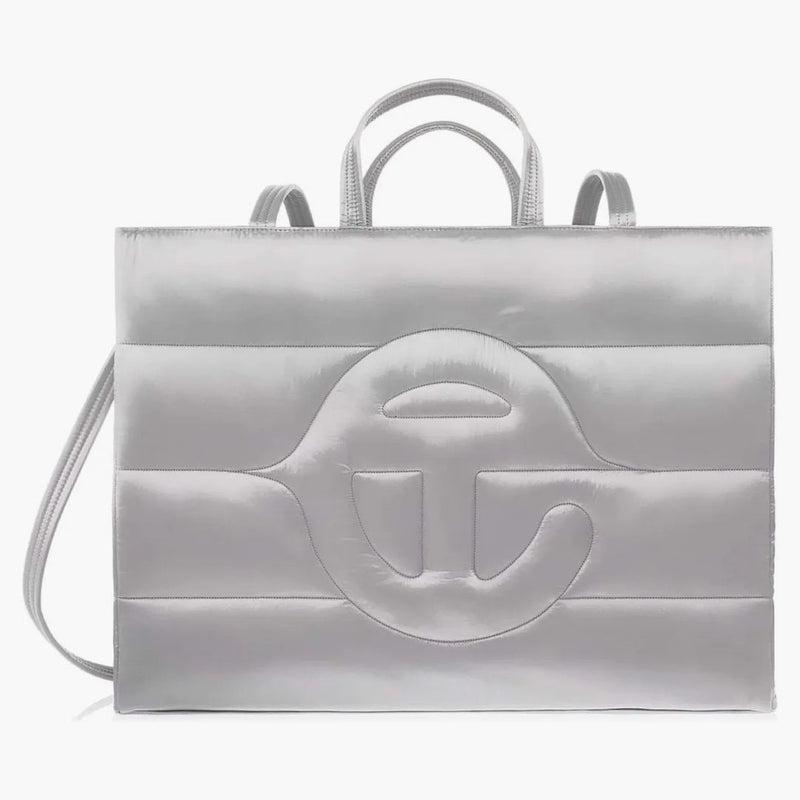 Telfar Large Puff Shopper Grey