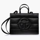 Telfar Medium Puff Shopper Black