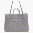 Telfar X Ugg Fleece Shopping Bag Large Heather Grey