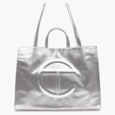 Telfar Shopping Bag Large Silver