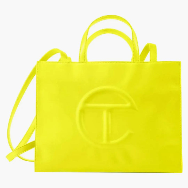 Telfar Shopping Bag Medium Highlighter Yellow