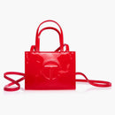 Telfar Small Patent Shopping Bag Red