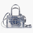Telfar Small Shopping Bag Distressed Blue