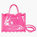 Telfar X Melissa Medium Jelly Shopper Clear Pink