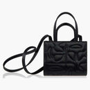 Telfar X Moose Knuckles Quilted Small Shopper Black