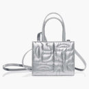 Telfar X Moose Knuckles Quilted Small Shopper Silver