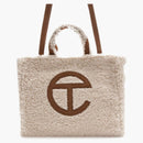Telfar X Ugg Reverse Shopping Bag Medium Natural