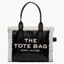 Marc Jacobs The Crinkle Leather Tote Bag Large Black