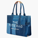 Marc Jacobs The Denim Tote Bag Large Blue Denim