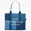 Marc Jacobs The Denim Tote Bag Large Blue Denim