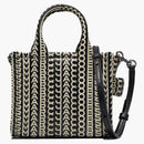 Marc Jacobs The Monogram Leather Micro dead black/white