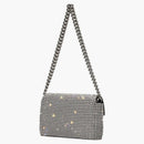 Marc Jacobs The Rhinestone J Marc Mini Shoulder Bag Silver