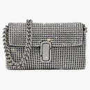 Marc Jacobs The Rhinestone J Marc Mini Shoulder Bag Silver