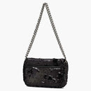 Marc Jacobs The Sequin J Marc Mini Shoulder Bag Black