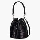 Marc Jacobs The Sequin Micro Bucket Bag Black