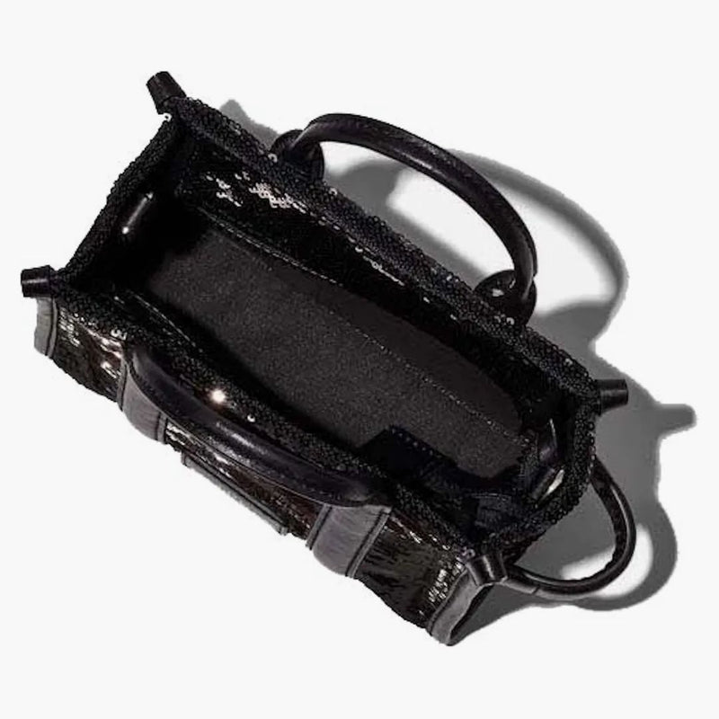 Marc Jacobs paljetten Micro Dead Bag Black