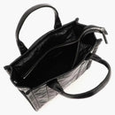 Marc Jacobs The Shiny Crinkle Medium Dead Bag Black