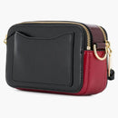 Marc Jacobs The Snapshot Camera Bag Black/Burgundy/White/Gold