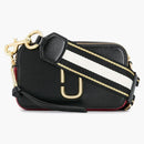Marc Jacobs The Snapshot Camera Bag Black/Burgundy/White/Gold
