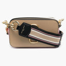 Marc Jacobs The Snapshot Camera Bag Sand Beige/Light Pink/White