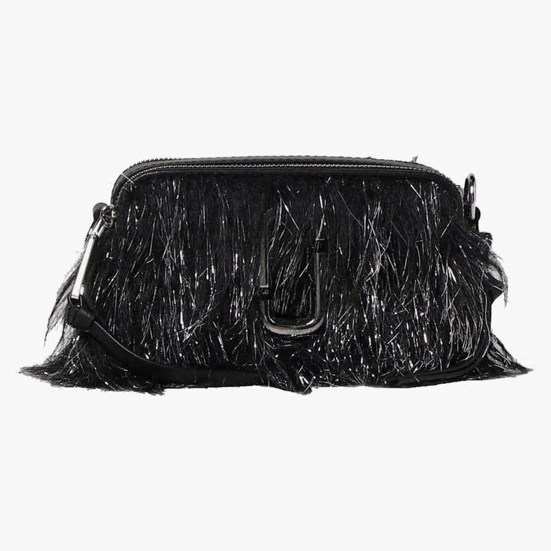 Marc jacobs la borsa per fotocamera dell'istantanea nera/argento