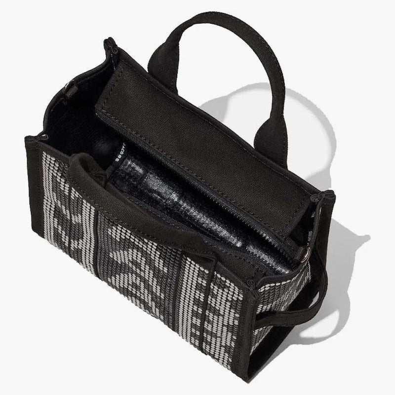 Marc jacobs il monogramma tempestato piccolo borsa morta nera