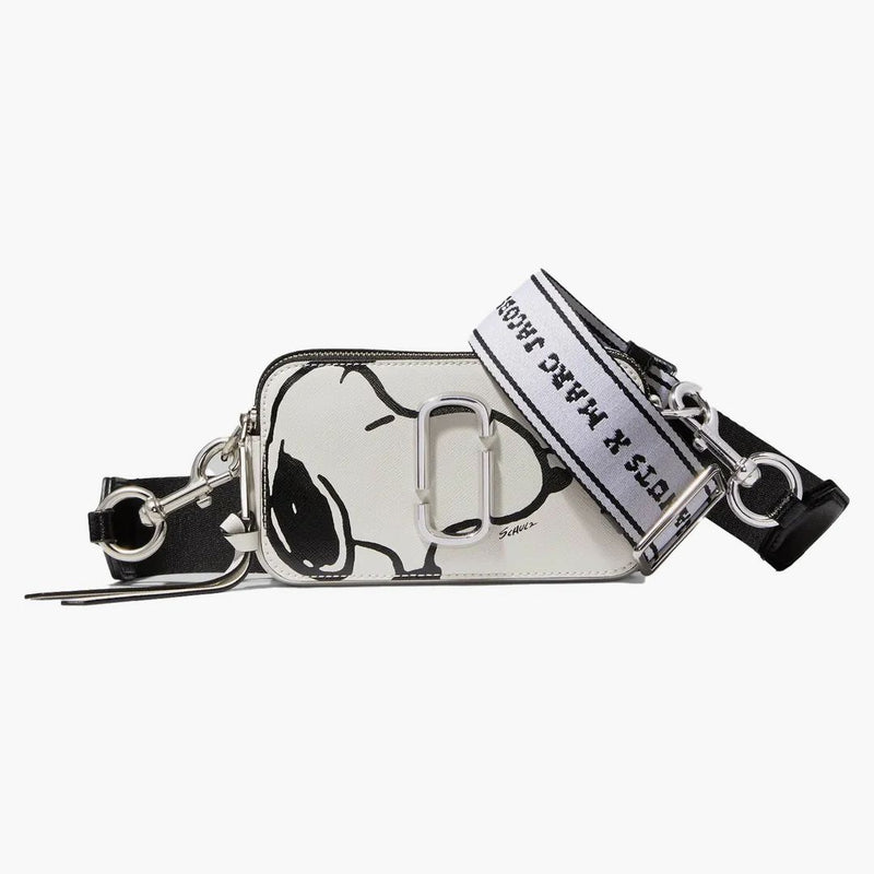 Marc Jacobs x arašídy Snoopy Snapshot White/Black