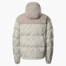 The North Face 1996 Printed Retro NUPTSE 700 Fill Packable Jacket Silver Gray Wooden Tiger Print