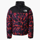The North Face 1996 Printed Retro NUPTSE 700 Fill Packable Jacket Tnf Black Marble Camo Print