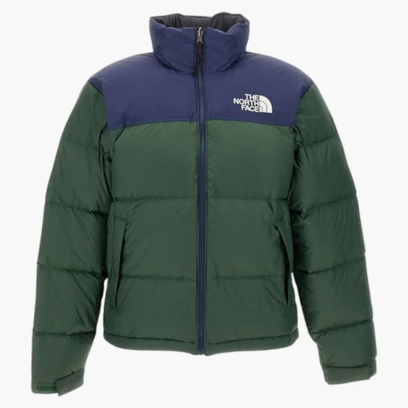 The North Face 1996 RETRO NUPSE 700 FILL SCACCHIA PACCHE VERDE/BLU