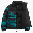 The North Face 1996 Retro Nupse 700 Fill Packable Jacket Harbor Blue/Linear Mountain Print