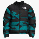 The North Face 1996 Retro Nupse 700 Fill Packable Jacket Harbor Blue/Linear Mountain Print
