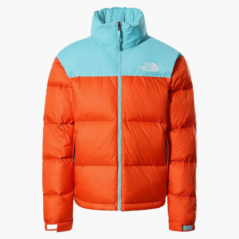 The North Face 1996 Retro Nupse 700 Llena Jacket Packable Red Orange-Transantártica azul