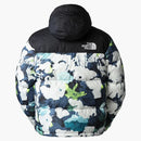 The North Face 1996 Retro Nupse 700 Fill Packable Jacket Summit Navy Abstract Floral Print