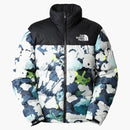 The North Face 1996 Retro Nupse 700 Fill Packable Jacket Summit Navy Abstract Floral Print