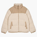 The North Face High Pile NUPTSE 600-Fill Recycled Waterfowl Down Jacket Bleached Sand/Kelp Tan
